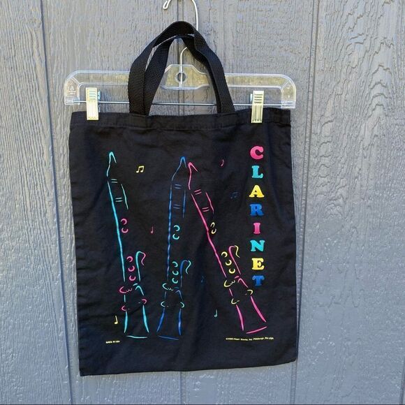 Clarinet Tote Bag Albert Elovitz Y2K - Picture 1 of 9